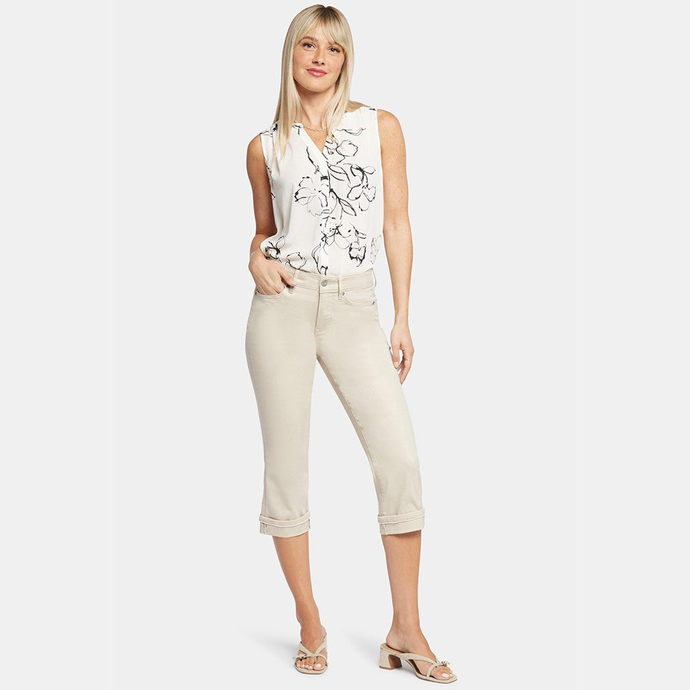 NYDJ  Marilyn Straight Crop Jeans - Feather